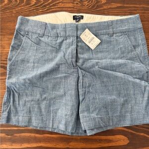 J. Crew Chambray Blue Women's Shorts